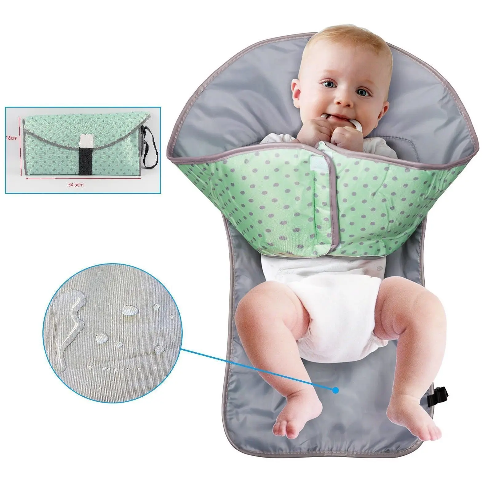 

2018 Hot Infant Nappy Bag Diaper Changing Cover Pad Urine Mat Waterproof