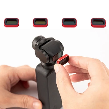 

4Pcs ND/PL Lens Filter Kit Set for DJI OSMO POCKET Gimbal Camera waterproof oil-proof anti-reflective coating lens Filter