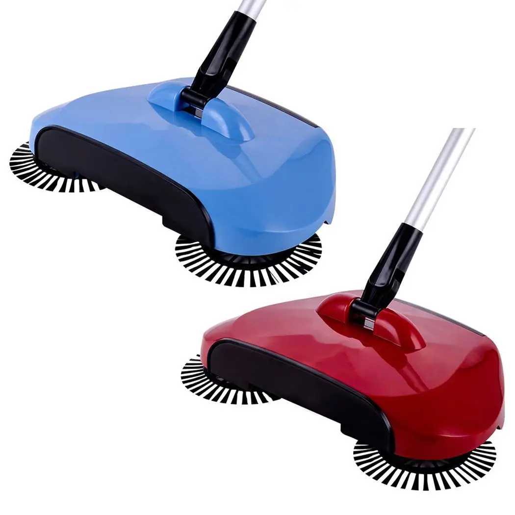 Auto Hand Push Sweeper 360 Rotary Broom Household Home Use Manual
