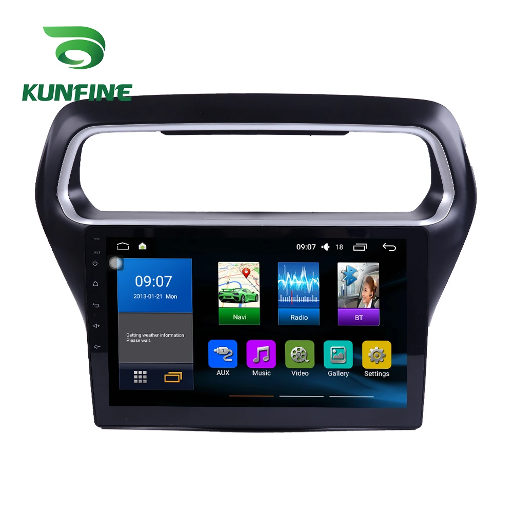 Восьмиядерный 1024*600 Android 8 1 автомобильный DVD GPS навигационный плеер Deckless стерео для