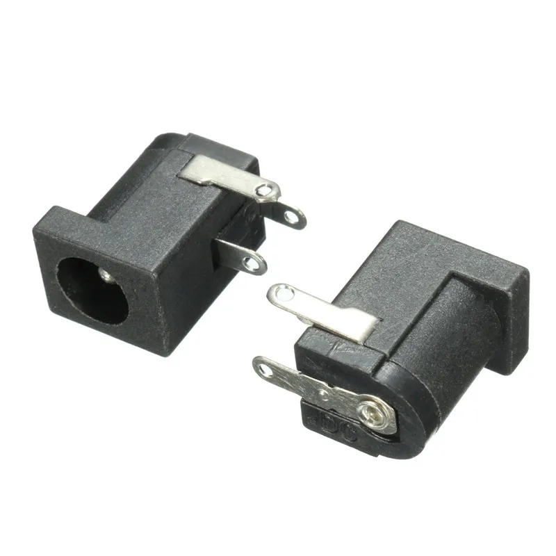 10pcs 5.5x2.1mm DC Power Supply Female Jack Socket 3 Legs PCB Mount Connector US