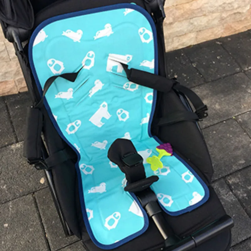 Летняя Детская ледяная шелковая подушка сиденье для детской коляски Подушка для детской коляски гелевая охлаждающая Подушка утолщенное автомобильное сиденье аксессуары для детской коляски Chi