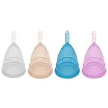 1 шт. силиконовые женские гигиенические менструальные чашки медицинские многоразовые прокладки чашки женские силиконовый для использования в медицине менструальные чашки