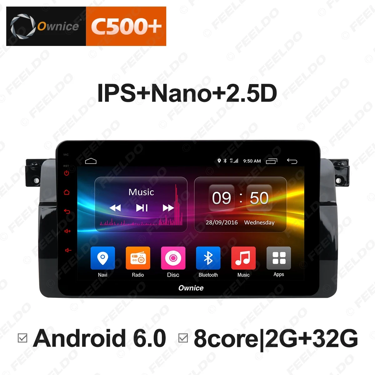 Clearance LEEWA 8"Android 8.1 8-Core/DDR3 2G/32G/Support 4G LTE Car Media Player With GPS/FM/AM RDS Radio/Bluetooth For BMW E46 (1din) 2