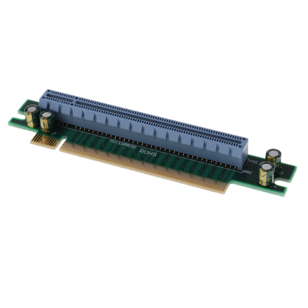 

PCI Express Expansion Board PCI-E 16X 90 Degree Adapter Riser Card Converter