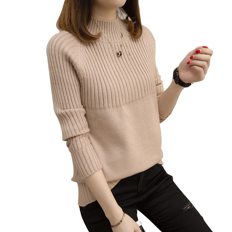 autumn and winter women's new Korean loose turtleneck collar thick sweater fashion bottoming pullover women winter Yms20188003
