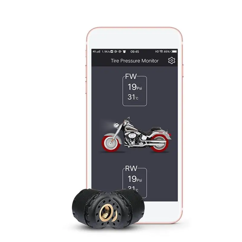 2019 Новейший автомобильный Bluetooth TPMS 4 внутренний/внешний датчик давления в шинах