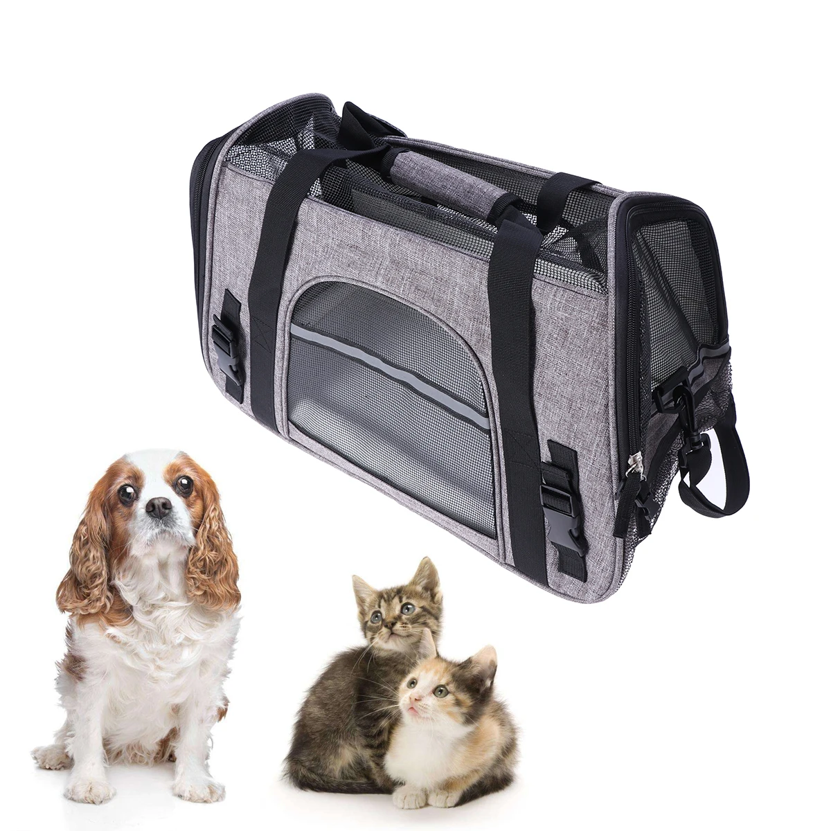 

1Pcs Pets Carrier Bag Durable Portative Soft Linen Cloth Sling Bag for Dogs Puppy Pet Cats