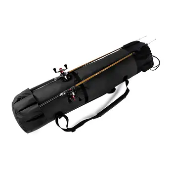 

SEWS-Fishing Rod Carrier Fishing Reel Organizer Pole Storage Bag For Fishing And Traveling,A Gift For Family Father Daughter A