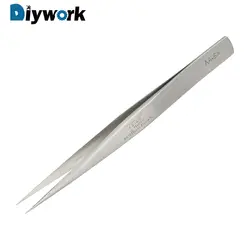 DIYWORK прямой заостренный нержавеющая сталь tweezers износостойкие анти-магнитные AA-SA Высокая точность Антистатические медицинские инструменты
