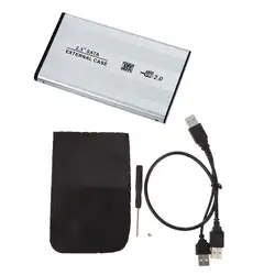 Semoic 2,0 дюймов USB HDD, чехол-Корпус SATA жесткий диск 2,5