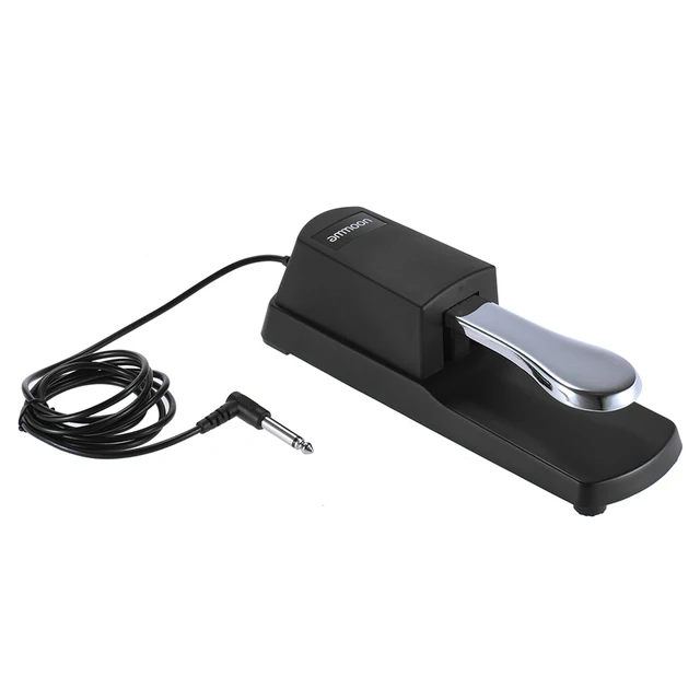ammoon Piano Pedal Piano Keyboard Sustain Damper Pedal for Yamaha Roland Electric Piano electronic piano pedal 2