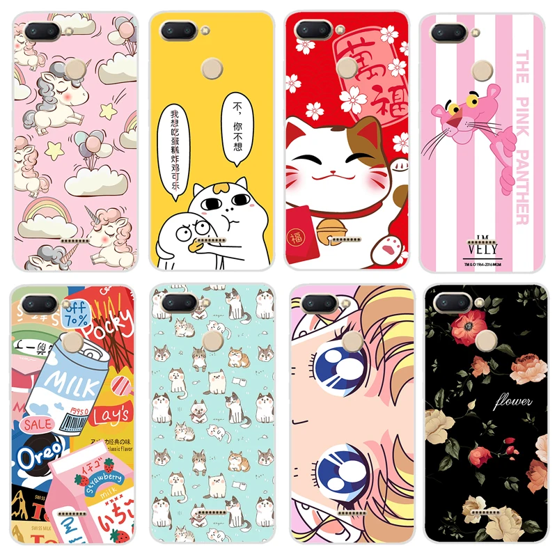 

3D Cute Design Xiaomi Redmi 6 Case For Xiaomi Redmi 6 Case Cover Dog Cat Cover For Xiaomi Redmi 6 Phone Cases TPU