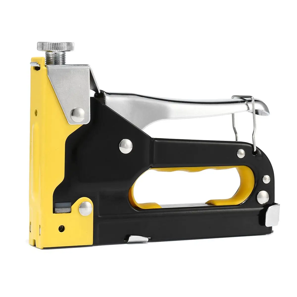 

3 Ways Hand Staple Guns Tacker Upholstery Stapler with 2 Packs Nails With Plastic Case Hand Staple Guns Nails Fastener Tool Kit