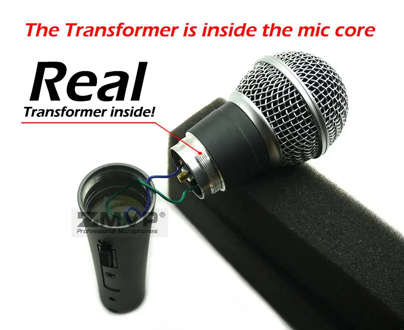 Высокое качество версия настоящий трансформатор Профессиональный живой вокал караоке 58SKT проводной микрофон 58S Подкаст микрофон с переключателем ВКЛ/ВЫКЛ