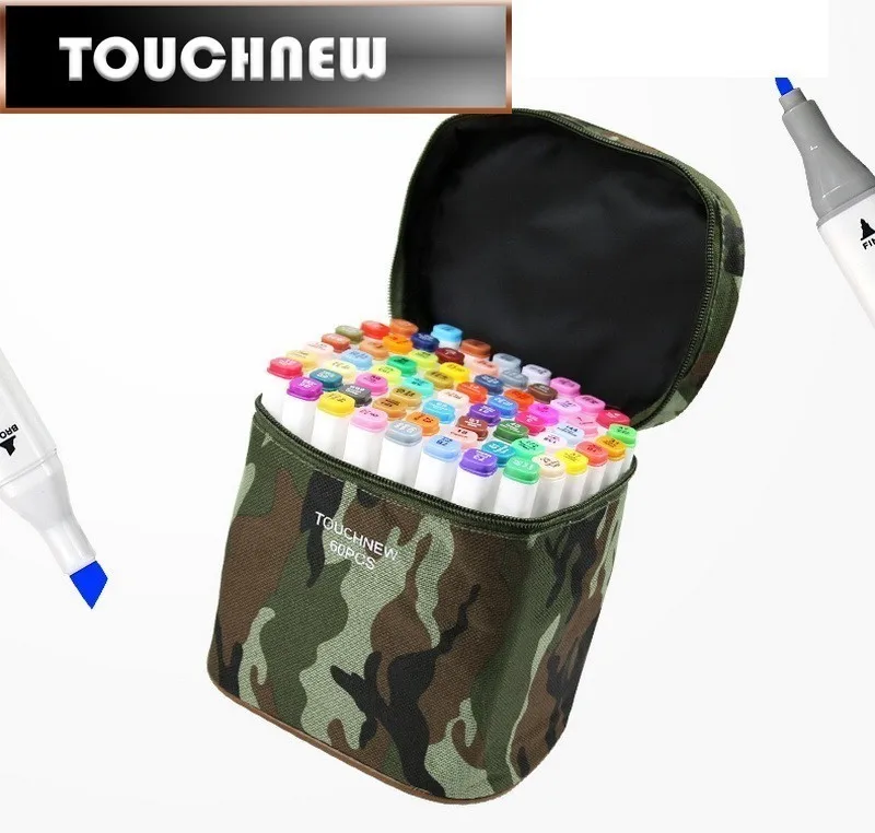 На sale30/40/60/80 Цвета многоцветный фломастер на масляной основе двуглавый