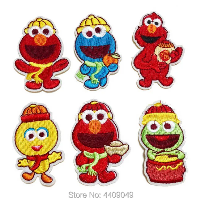 Расшитый утюжок elmo с рисунком в виде печенья монстра большой птицы Улица Сезам