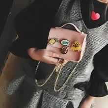 Высокое качество стильная футболка с изображением персонажей видеоигр Детская сумка-мессенджер с цепочкой для малышей Модная одежда для девочек Кошелёк из искусственной кожи, для детей маленькие сумки через плечо сумки из натуральной кожи