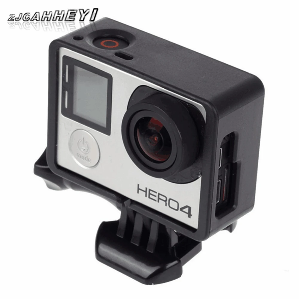 Экшн камера защитная рамка для Gopro Hero 4 3 + черный чехол камеры протектор крепление