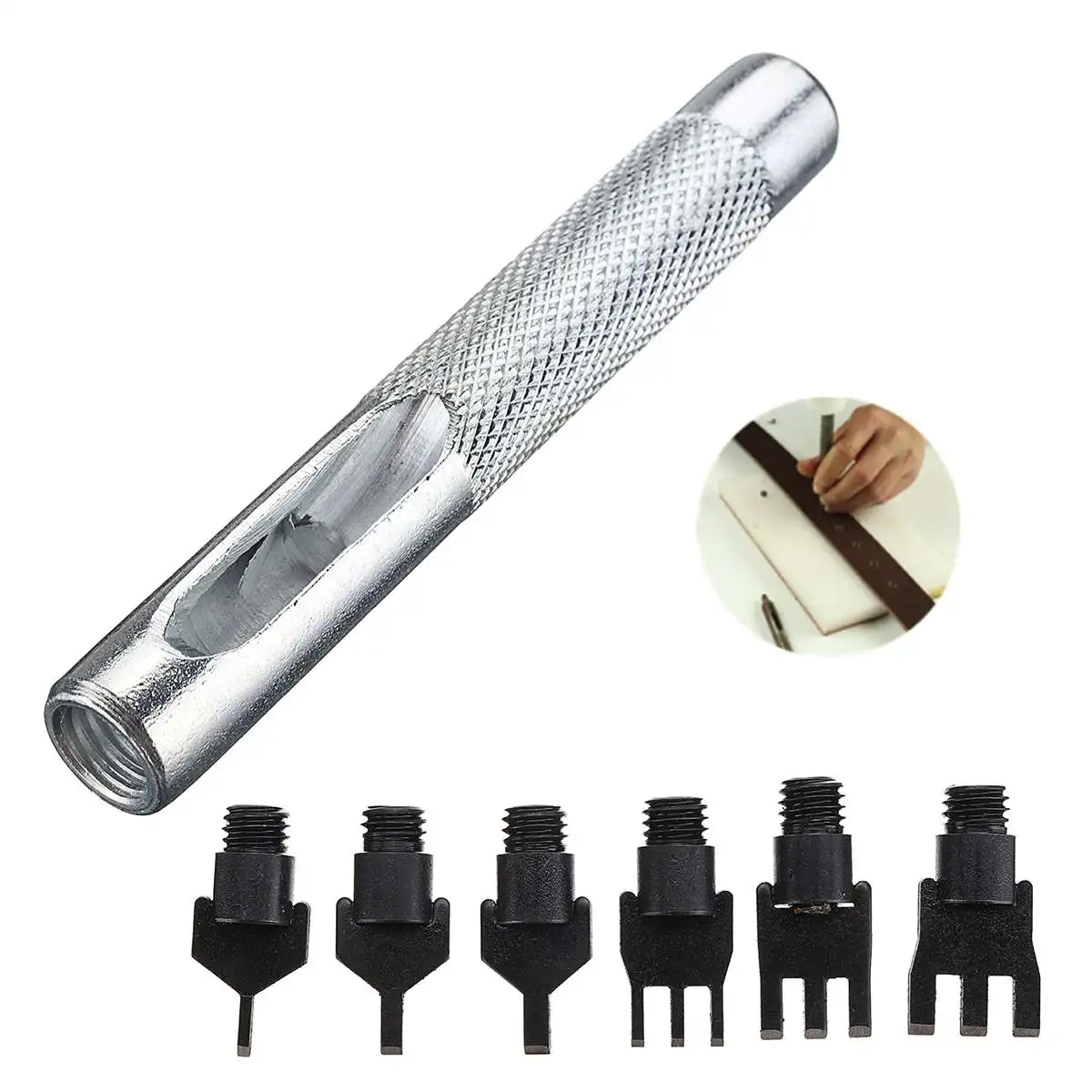 

Professional Model Set Craft Tool Leather Thonging Chisel Set 3008-00 Belt Hole Punching Crafting Tools For Leather