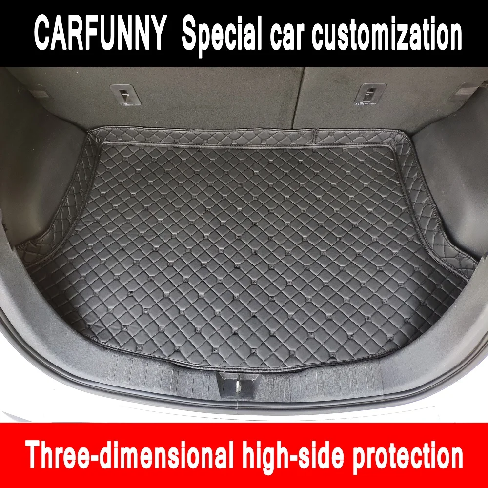

New high side Car Trunk Mats For Nissan Bluebird Sylphy Fuga Quest Geniss Car Cargo Rear Boot Liner Trunk Mat Carpet