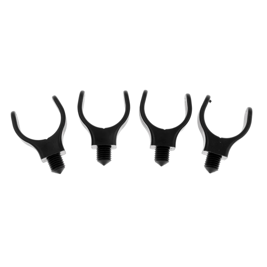 

4Pcs ABS Fishing Rod Holder Rack U-head Fishing Rod Butt Rest Head M3/8 Thread