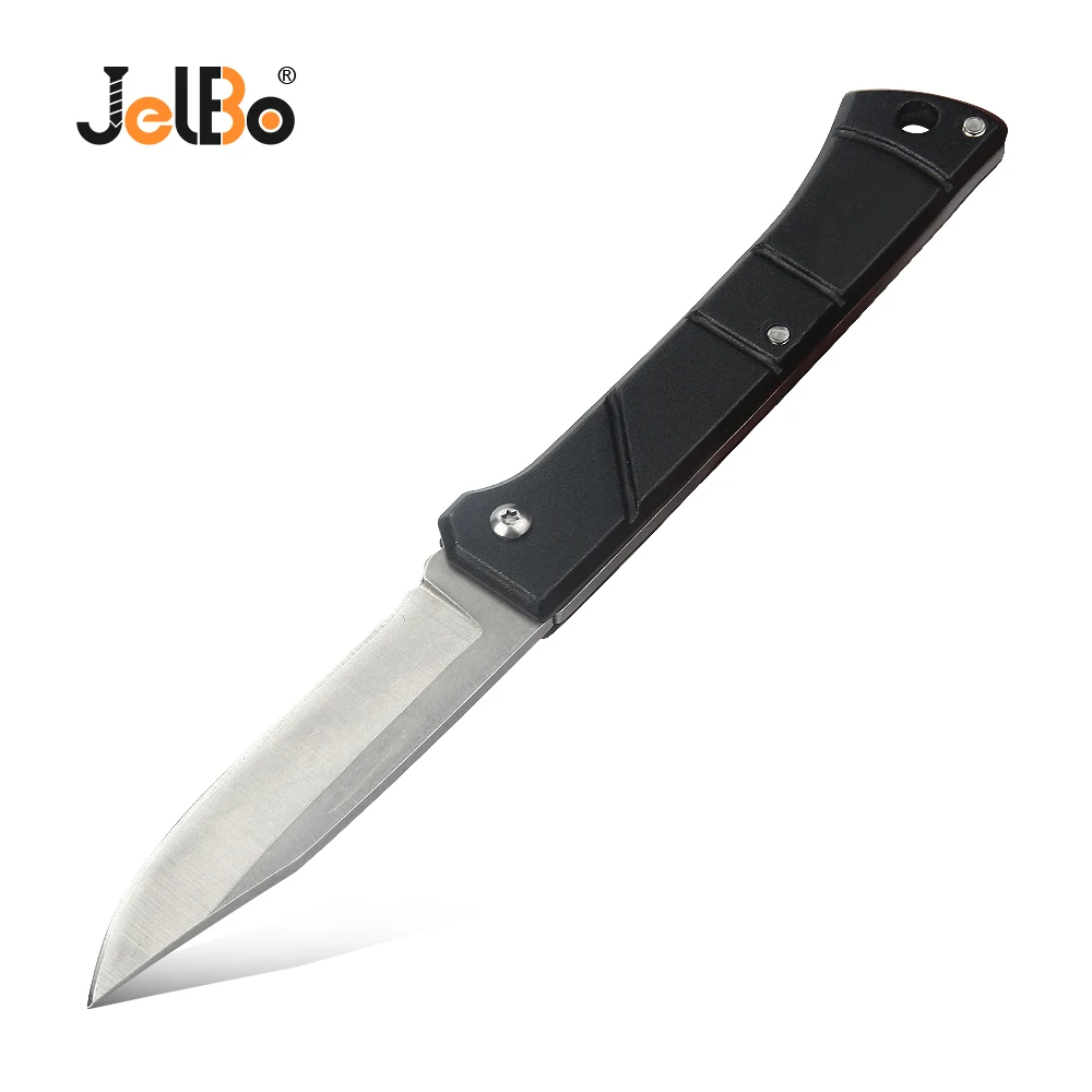 

JelBo Multi Tool Box Blade Camp Carabiner Clip Survive Sharp Cutter Fold Package Open Hang Peel Cut Outdoor Pare Fruit Knife