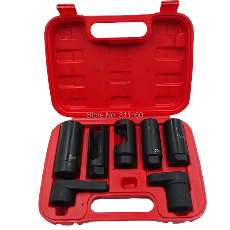 

7Pcs O2 Oxygen Sensor Wrench Socket Oil Pressure Sending Unit Socket Vacuum Switch Removal Tools For BMW Benz Volvo VW Audi Seat