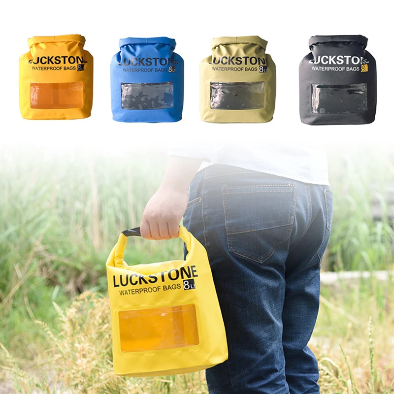 

Outdoor Single Shoulder PVC Folder Net Waterproof Floating Visible Dry Bag