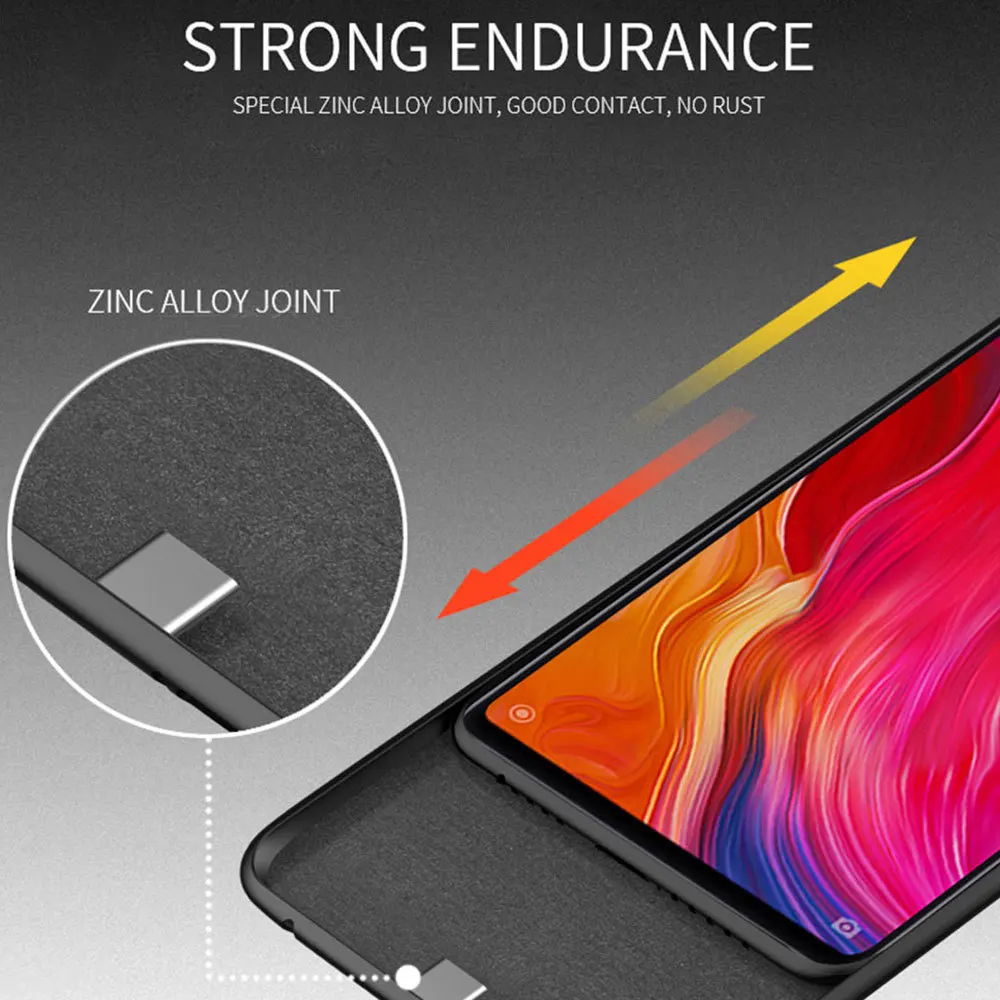 Чехол для батареи Leioua 6800 мАч Xiaomi mi 8 Ультратонкий чехол резервного зарядного