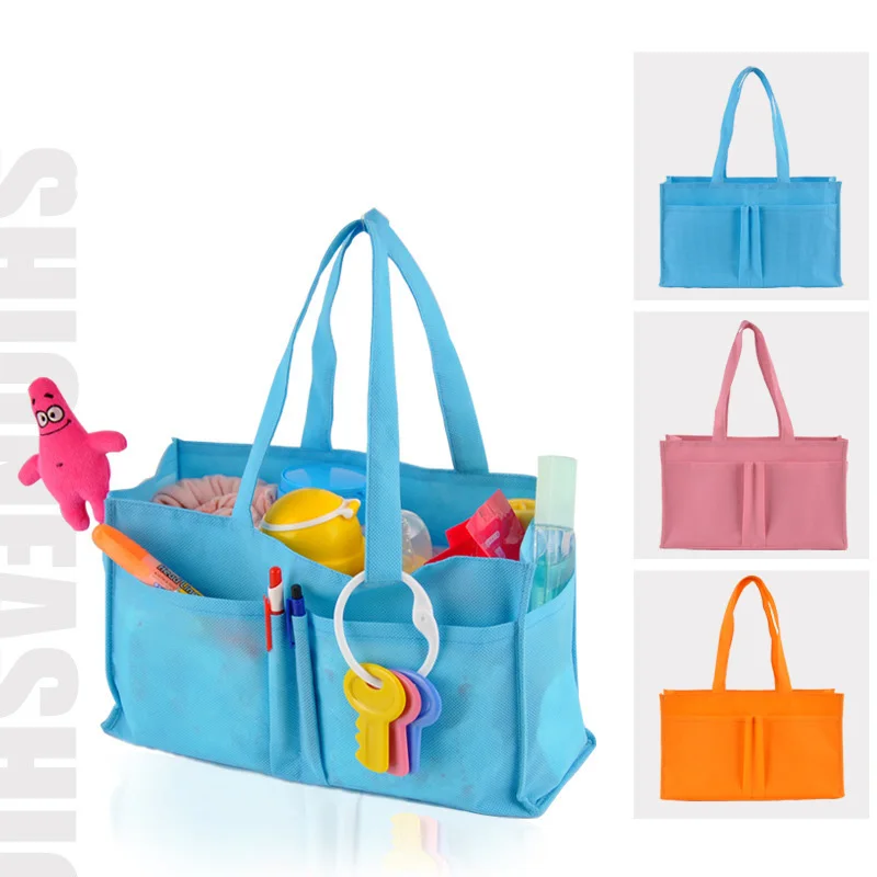 

Portable Non-woven Mummy Bag Portable High-grade Non-woven Multi-function Baby Cart Bag Stroller Storage Bag Carriage Bag