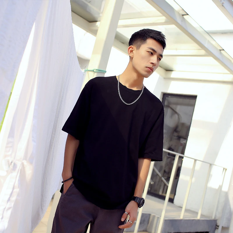 2019 New Short Sleeve Round Neck Pure Cotton T shirts for shirt men slim fit summer top Free shipping 2019 New Short Sleeve Round Neck Pure Cotton T shirts for shirt men slim fit summer top Free shipping