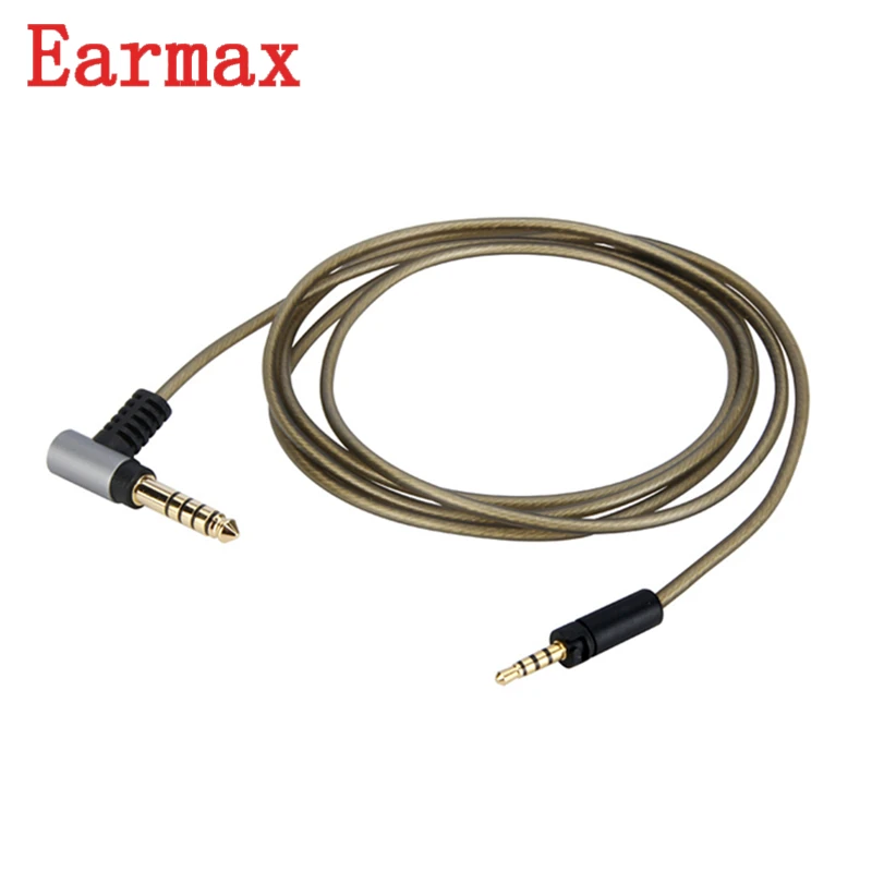 Earmax 4 4mm HIFI Headphone Upgrade Cable OFC Silver Plating Aux Audio Cable For Sennheise For MOMENTUM 120cm Balanced Wire Core