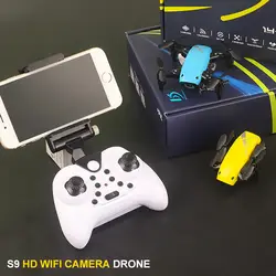 S9 S9HW Mini для селфи Карманный Дрон Quadcopter с HD Камера живое видео Headless режим с RC игрушки для детей Рождественский подарок