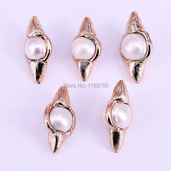 

10Pcs Pearl Connector Gems Spacer Beads, for DIY Making Bracelet necklace Jewelry Finding
