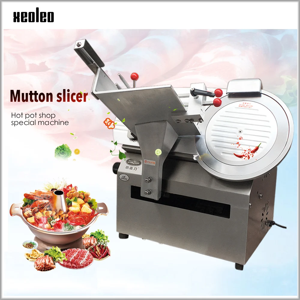Xeoleo Commercial 14inch Electric Automatic Meat Slicer High Speed Meat