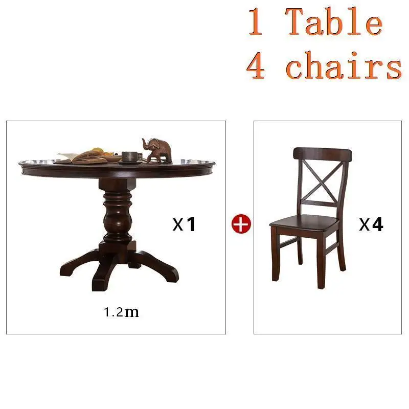 Masasi Sala De Jantar Marmol Tafel Meja Makan Kitchen Room Dinning Set Retro Wood Round Tablo Bureau Mesa Comedor Dining Table