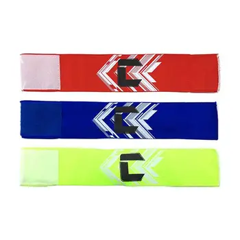 

Football Captain's Armband Red Blue Green Three-color C-shaped Offset Armband Paste Winding Armband Football Sporting Goods