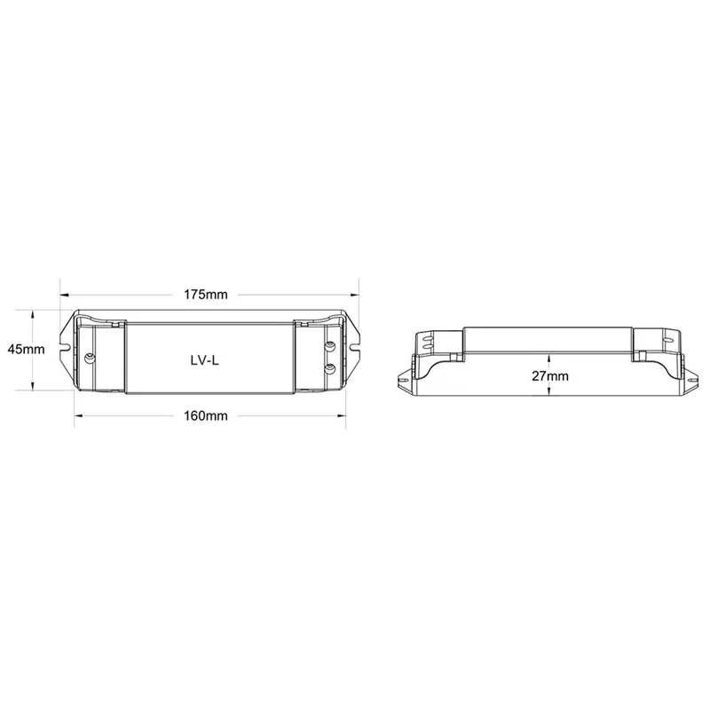 CLAITE LV-L DC12-36V To 0/1-10V PWM Constant Current LED Dimmer Controller for Single Color Strip Light | Освещение