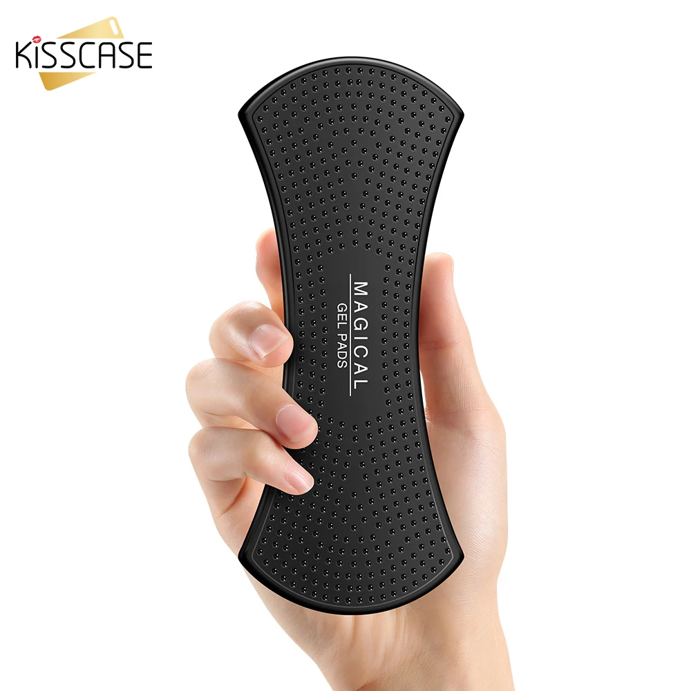 Kisscase ماجيك نانو المطاط وسادة حامل هاتف المحمول ملصقا العالمي الهاتف حامل تثبيت للسيارات لا أثر متعددة وظيفة يحملق هلام سادة