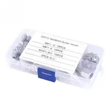 32 шт. M6/M8/M10 прочный латунный ниппель масленки штуцер масляного шланга для ассортимент Наборы