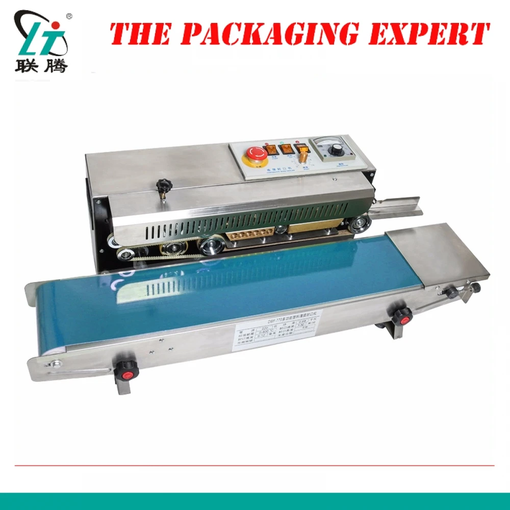 

Continuous Sealer Sealing Machine Film Impulse Sealer Plastic Bag Soild Press Coder Band Expanded Pouch Sealer Free Shipping