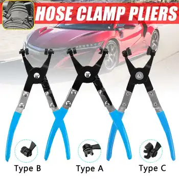 

3 Type Flat-Band Ring Spring Type Swivel Hose Clamp Pliers Tool Car Auto Water Pipe Removal Swivel Jaws