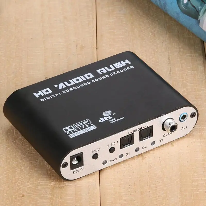 Цифровой коаксиальный декодер DTS AC3 5 1 CH SPDIF RCA звука| |