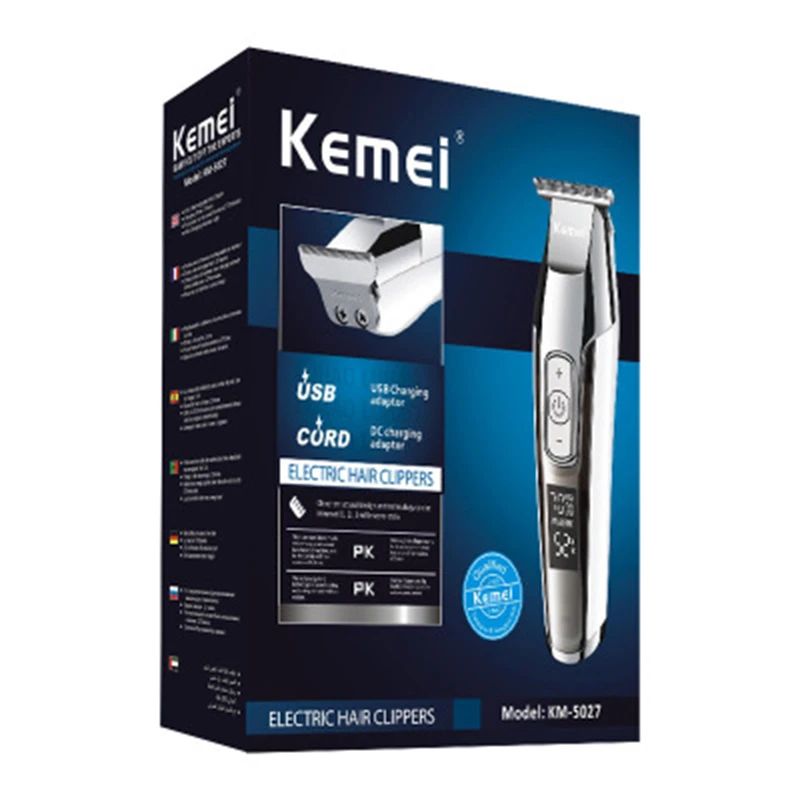 Новый горячий Kemei Km 5027 Парикмахерская профессиональная машинка для стрижки волос