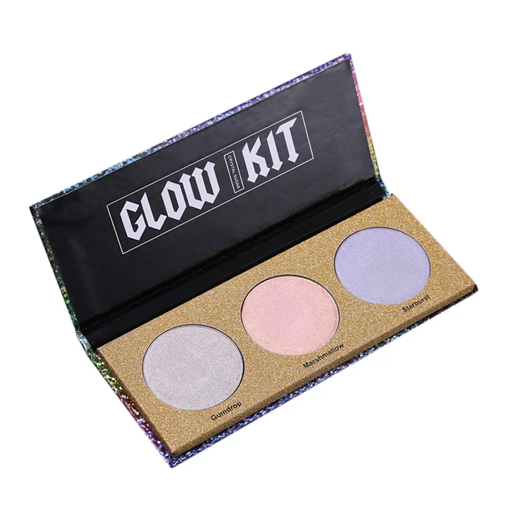 Highlight Powder Eyeshadow Palette Face Eye Makeup Powder Shimmer