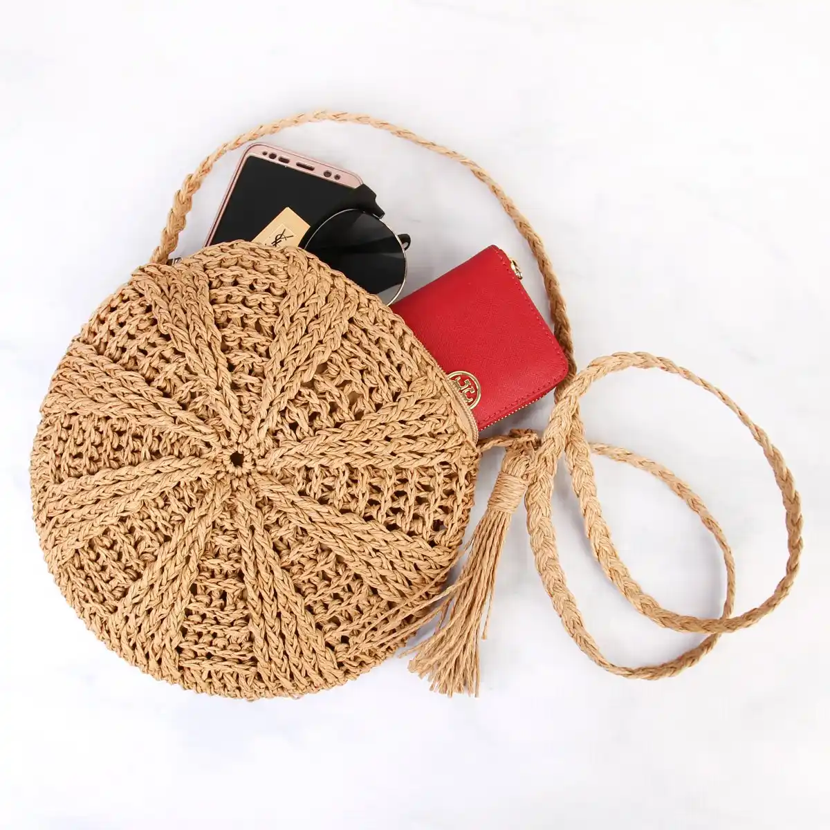 crochet bag circle
