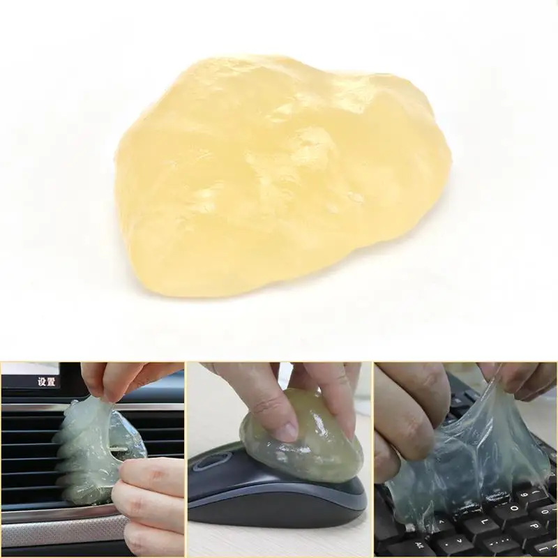 

Multifunction Soft Car Sticky Clean Glue Air Vent Magic Dust Cleaning Auto Interior Keyboard Compound Slimy Gel Wiper