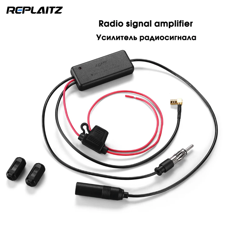 

Universal Car Radio Signal Amplifier Support AM FM DAB+ 3 in 1 Radio Signals Booster Amplifier Antenna Autoradio Car Amplify Kit
