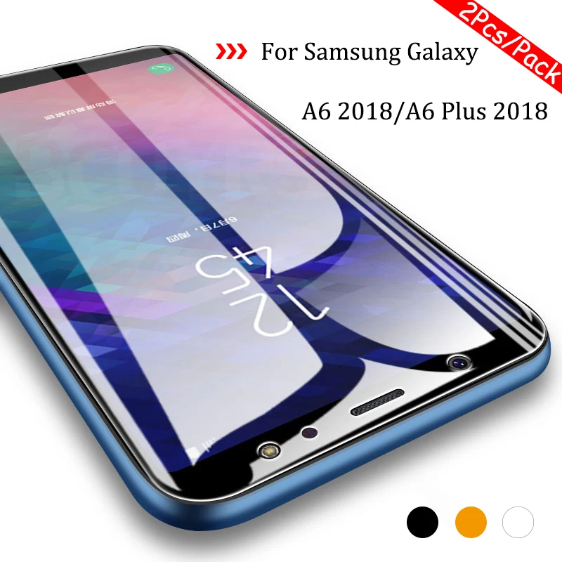 2 шт./упак. для Samsung Galaxy A6 плюс 2018 закаленное стекло A600F A605F защитное 6 SM A62018 полное